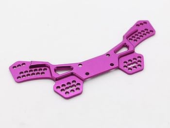 Amazon.co.jp: RDX用リヤアルミダンパーステー(パープル) : 車